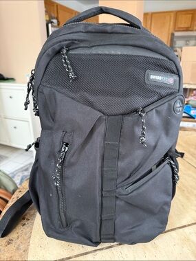 Swiss Tech Black Backpack with Multiple Exterior Pockets